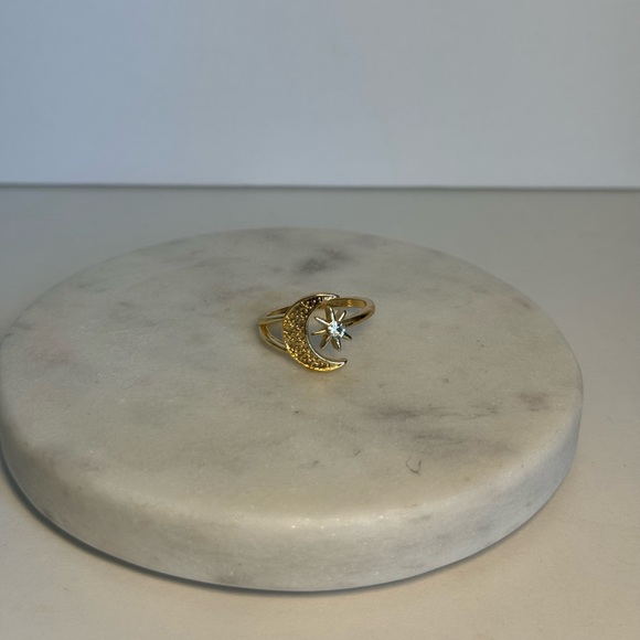 Moon & star ring - Picture 2 of 2